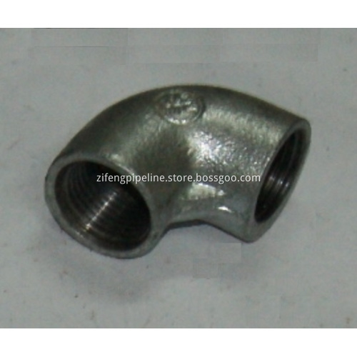 Plain Type Malleable Iron Elbow